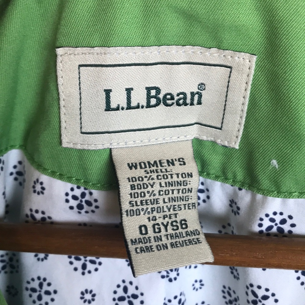LL Bean Spring Green Blazer - Picture 4 of 4